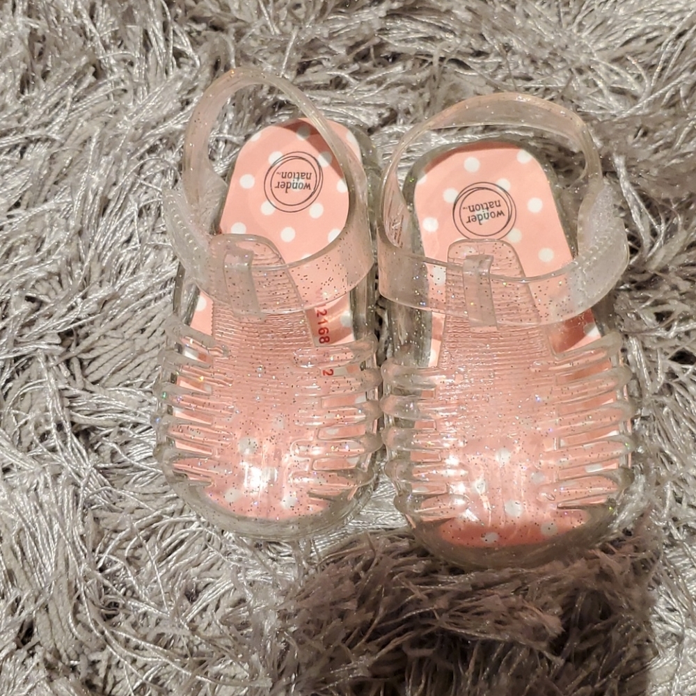 Baby girl glitter shoes